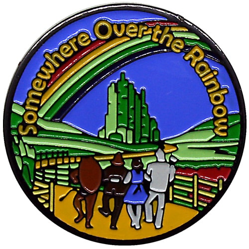 Somewhere Over the Rainbow Golf Ball Marker