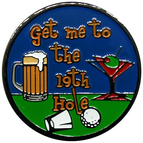 Get Me to the 19th Hole Golf Ball Marker