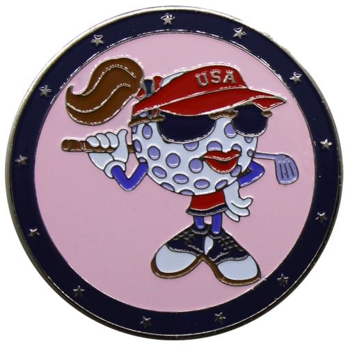 USA Be The Ball Characters Golf Ball Marker - Image 4