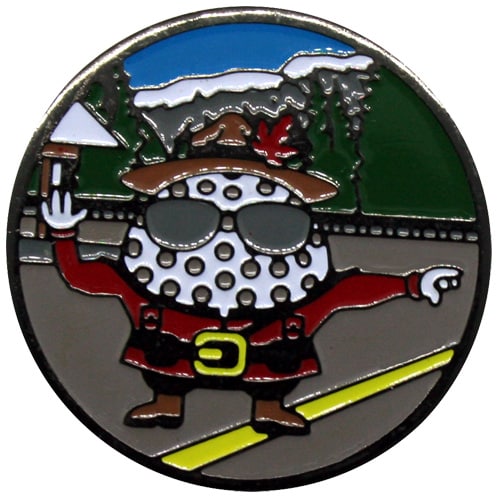 Canadian Mountie Golf Ball Marker