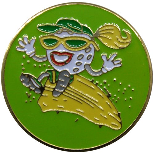 Sandy Golf Ball Marker