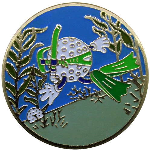Wet Golf Ball Marker