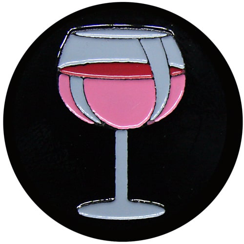 Wine Glass Golf Ball Marker