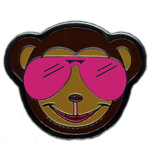 Monkey with Glasses Ball Marker - Image 4