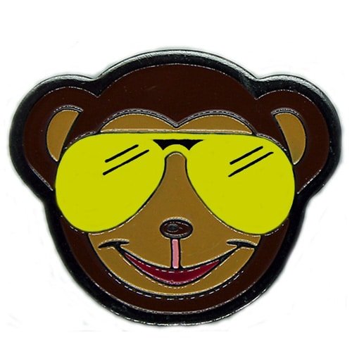 Monkey with Glasses Ball Marker - Image 6