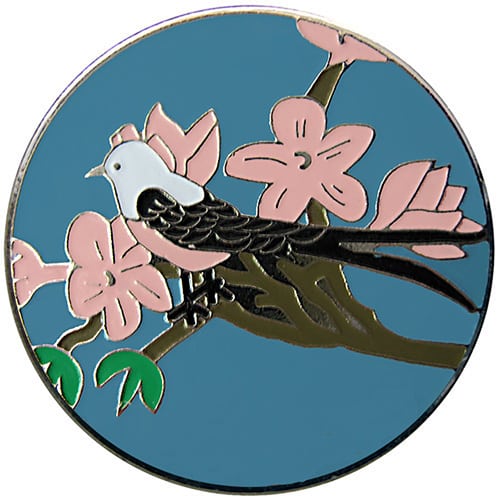 Scissortail golf ball marker