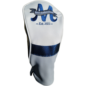 Custom Golf Headcovers White and Blue