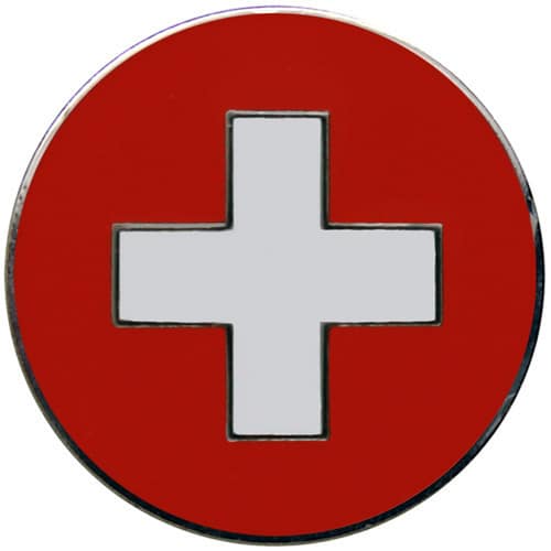 Swiss Flag Ball Marker