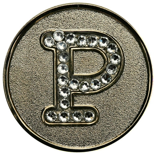 Swarovski Initial P Ball Marker