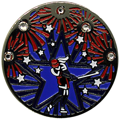 Swarovski Fireworks golf ball marker