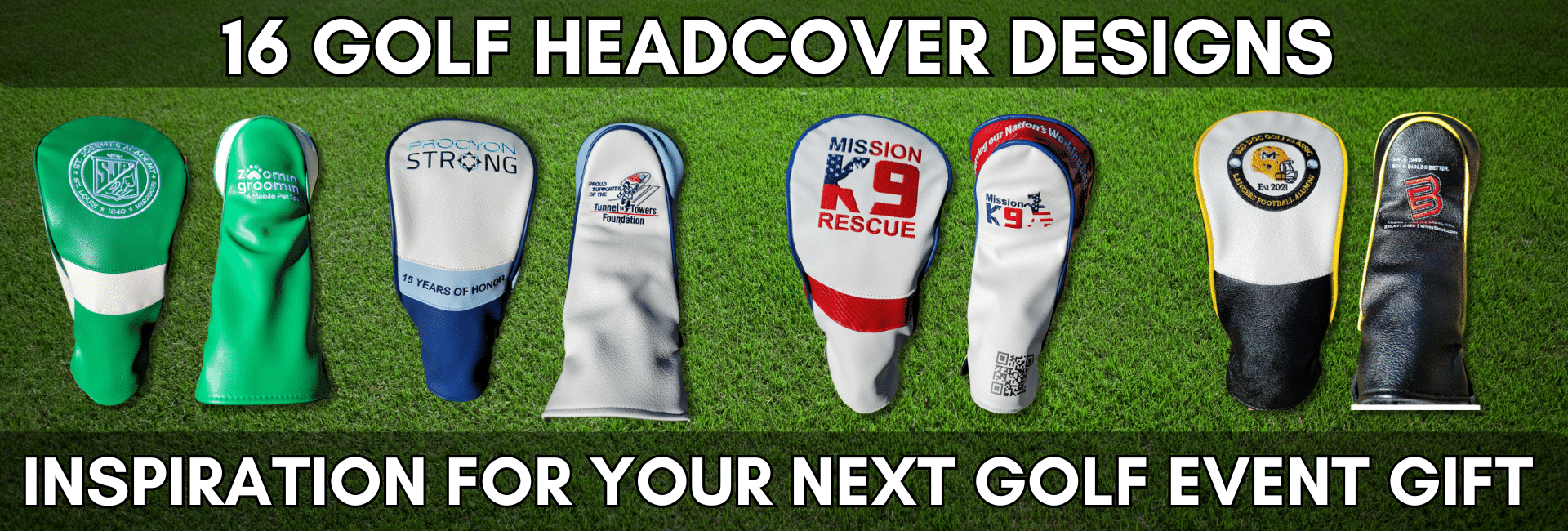 Golf Headcover Banner New