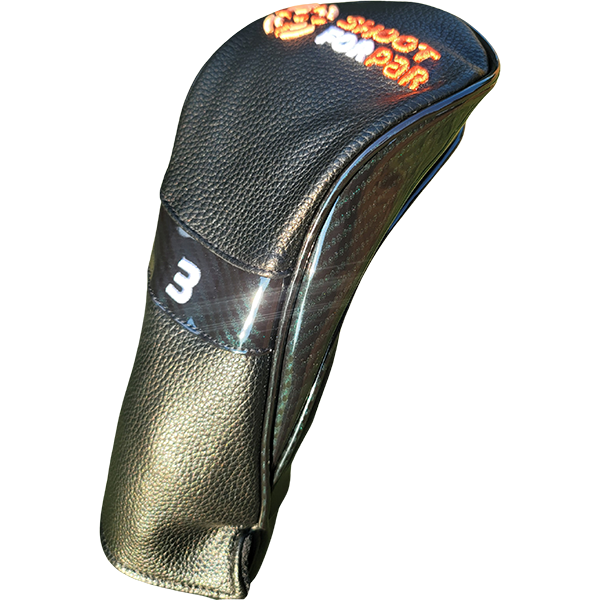 Shoot For Par Headcover Black