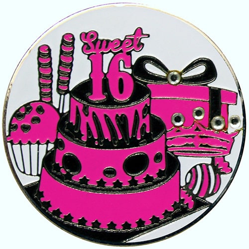 Swarovski Sweet Sixteen ball marker