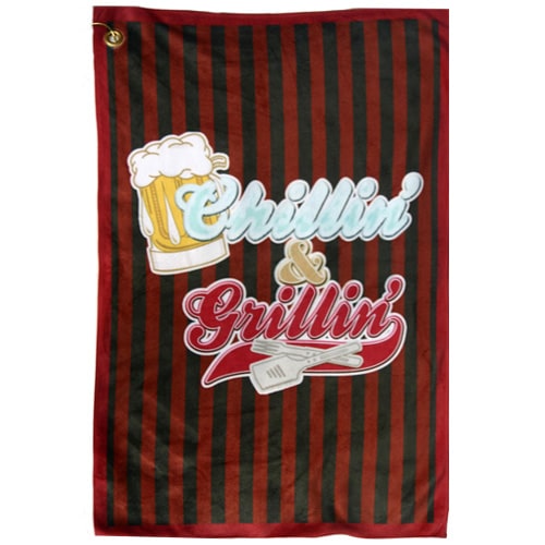Chillin' & Grillin' Fleece Golf Towel