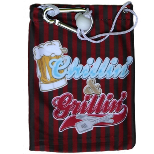 Chillin' & Grillin' Golf Tee Bag with Golf Tees