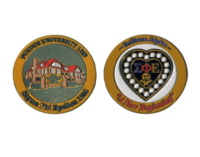 Challenge Coin Design Process - Finished Product Images