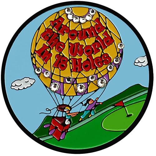 Swarovski Around the World in 18 Holes ball marker