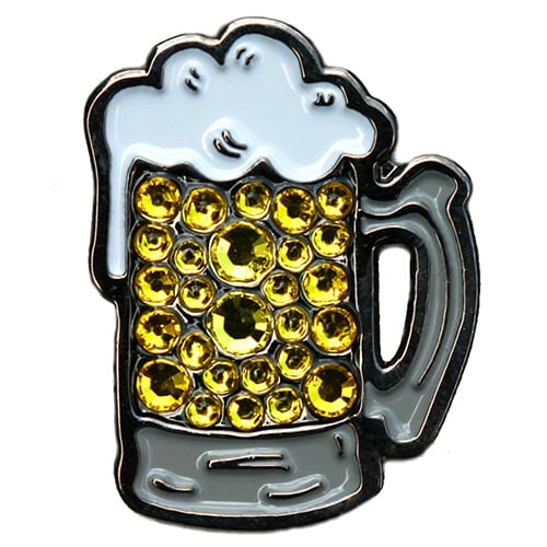Swarovski Beer Mug ball marker