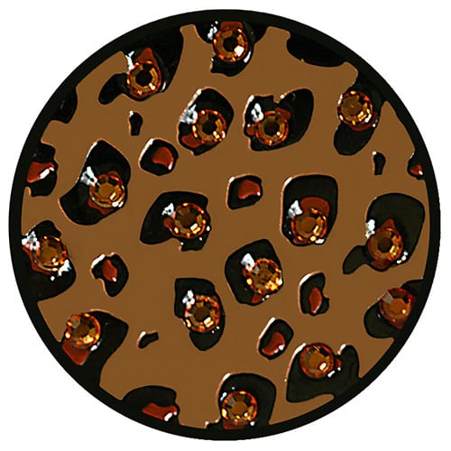 Swarovski Cheetah Skin golf ball marker