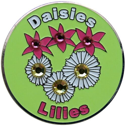 Swarovski Daisies and Lilies ball marker
