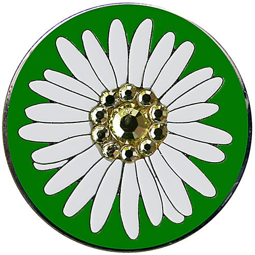 Swarovski Daisy golf ball marker