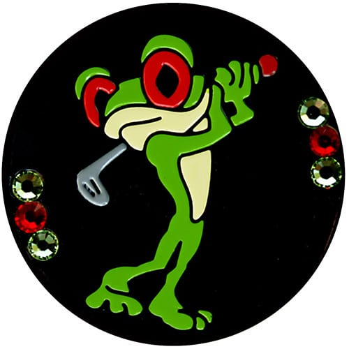 Swarovski Frog Golfing ball marker
