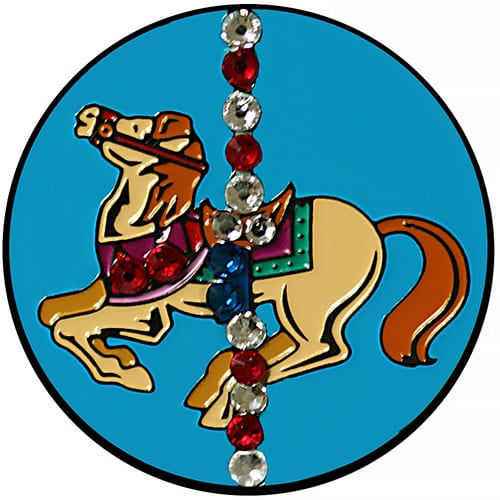 Swarovski Merry Go Round Horse ball marker
