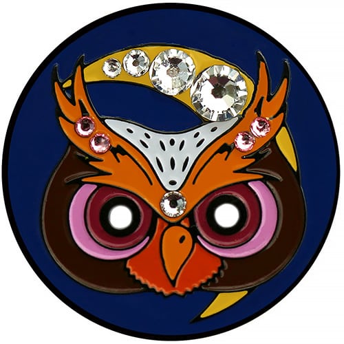 Swarovski Owl Mask golf ball marker