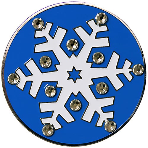 Swarovski Snowflake ball marker