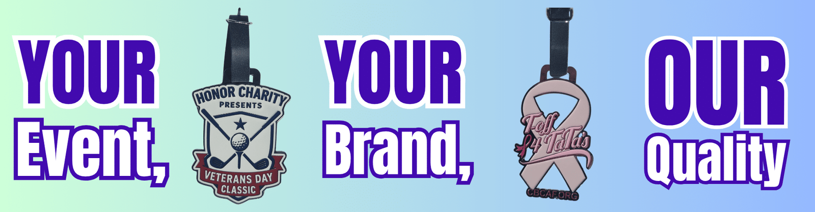 Custom Golf Bag Tags Banner