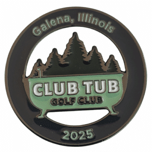 Custom Golf Ball Markers Club Tub
