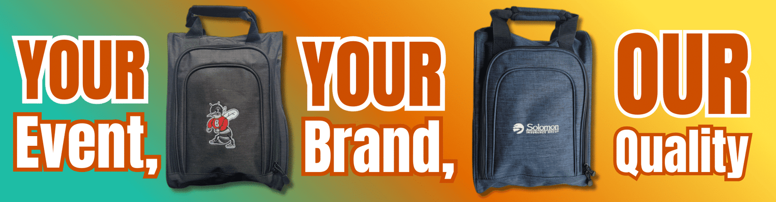 Custom Golf Shoe Bags Banner