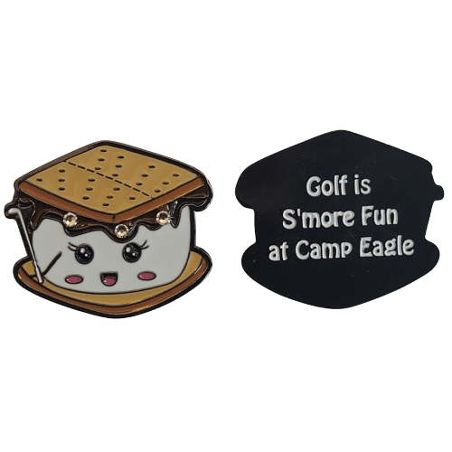 Custom Swarovski Golf Ball Markers Smores Themed