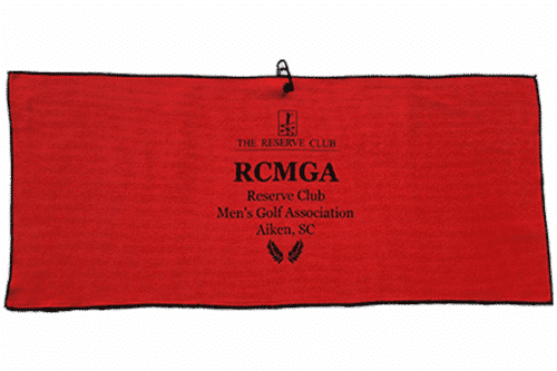 Red Towel Caddy Towel Red