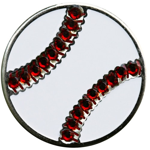 Swarovski Baseball ball marker