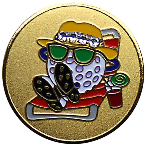 Swarovski Beach Ball Marker