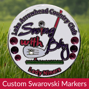 Custom Swarovski Ball Markers