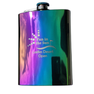 Custom Golf Flasks Shiny