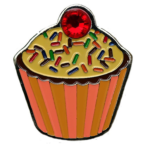 Swarovski Gooey Chocolate Cupcake ball marker