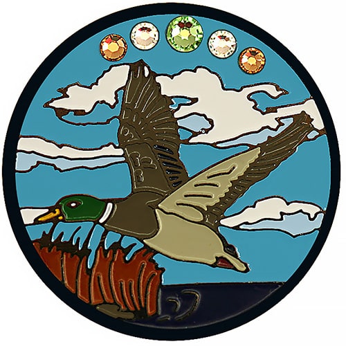 Swarovski Mallard in Flight ball marker