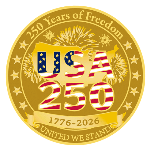 USA Ball Marker Coin Gold