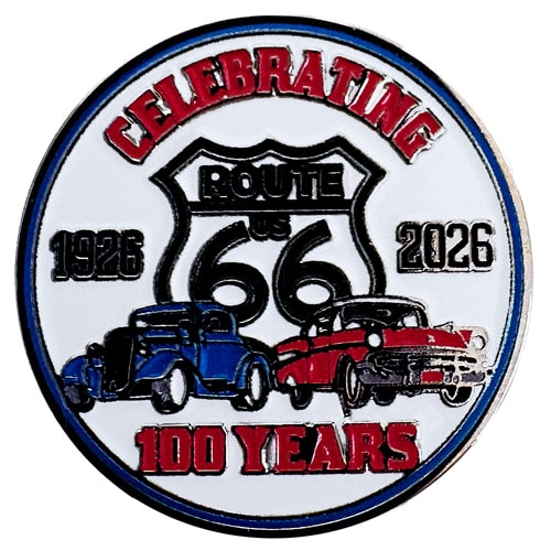 Route 66 Celebrating 100 Years of the Mother Road ball marker