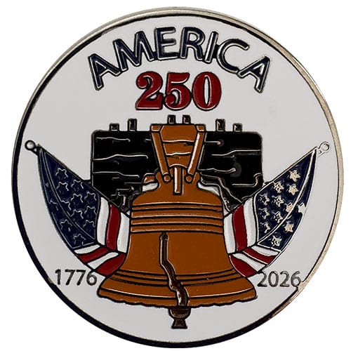America's 250 Birthday Celebration Liberty Bell Ball Marker