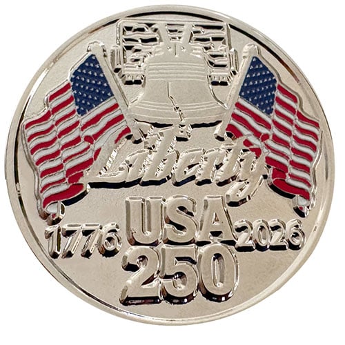America's 250 Birthday USA Liberty golf ball marker