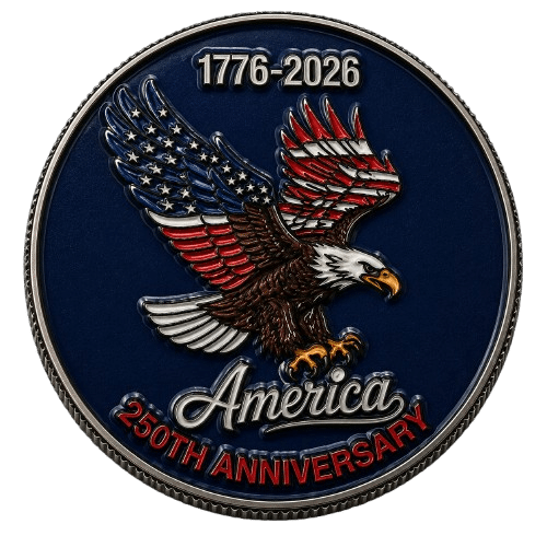 American Eagle 250th Golf Ball Marker